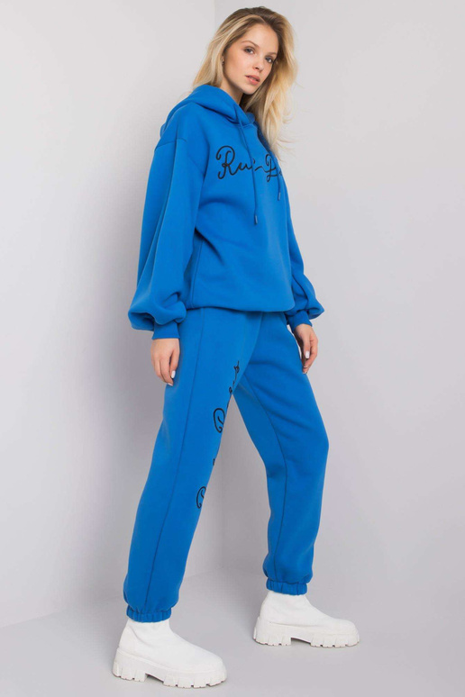 Tamsiai mėlynas medvilninis dviejų...