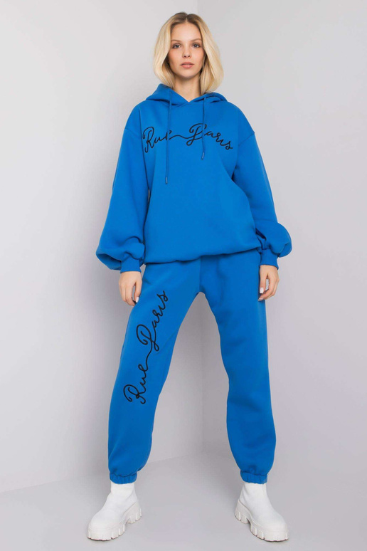 Tamsiai mėlynas medvilninis dviejų...