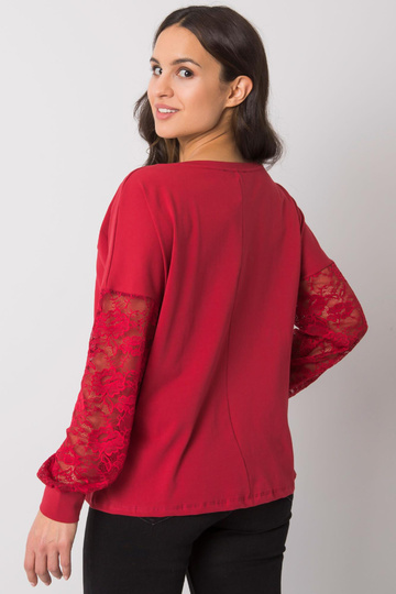 Bordo spalvos palaidinė su... 2