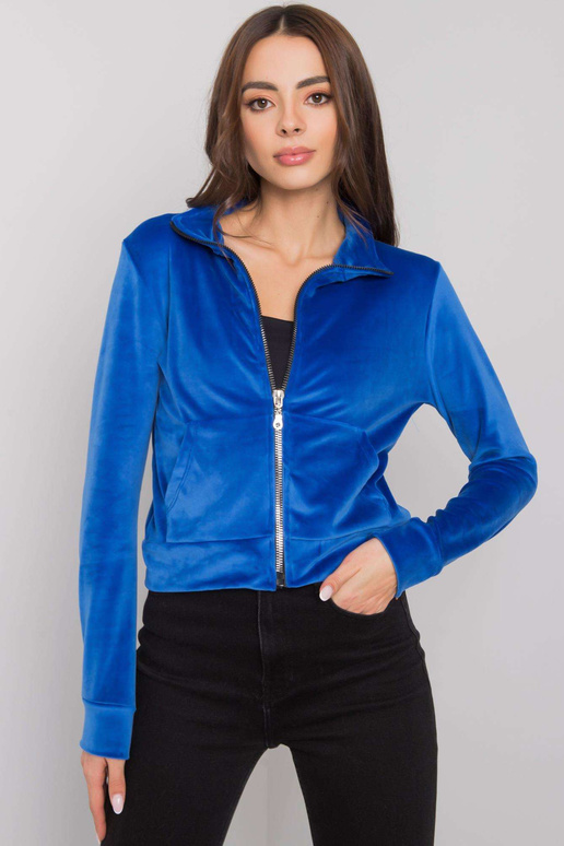 Tamsiai mėlynas veliūrinis megztinis...