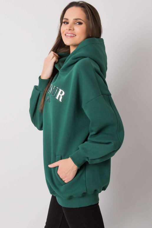 Tamsiai žalias megztinis su... Tamsiai žalias megztinis su...