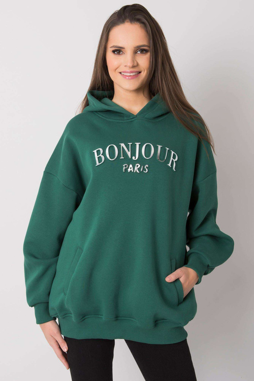 Tamsiai žalias megztinis su... Tamsiai žalias megztinis su...