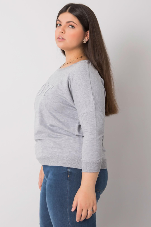 Pilka melanžinė palaidinė, didelio... Pilka melanžinė palaidinė, didelio...