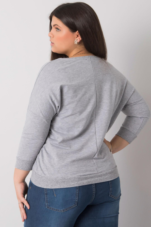 Pilka melanžinė palaidinė, didelio... Pilka melanžinė palaidinė, didelio...