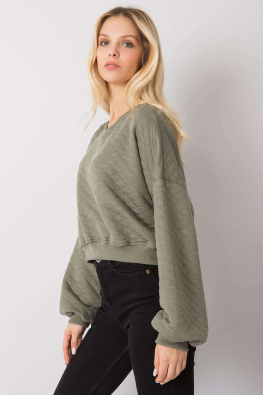 Khaki Crystal dygsniuotas megztinis Khaki Crystal dygsniuotas megztinis
