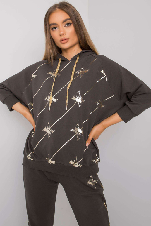 Tamsios chaki spalvos dviejų dalių...