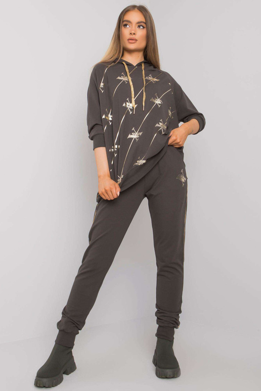 Tamsios chaki spalvos dviejų dalių...