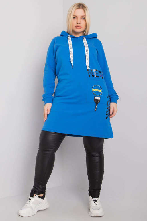 Tamsiai mėlyna didelio dydžio tunika... Tamsiai mėlyna didelio dydžio tunika...