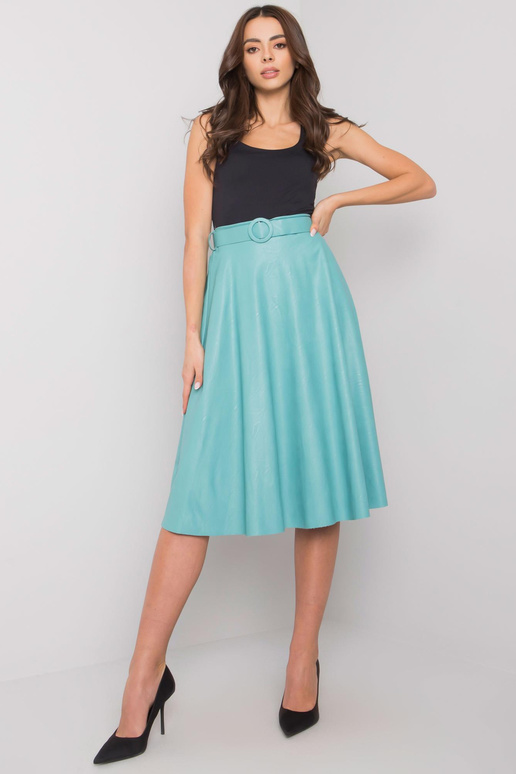 Gerrie turkio spalvos odinis sijonas