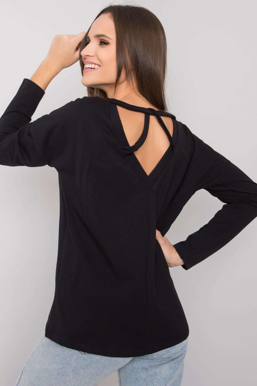 Juoda moteriška palaidinė ilgomis... Juoda moteriška palaidinė ilgomis...