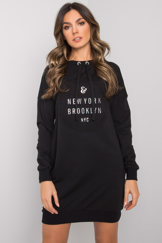 Juoda megztinė suknelė Senglea RUE PARIS