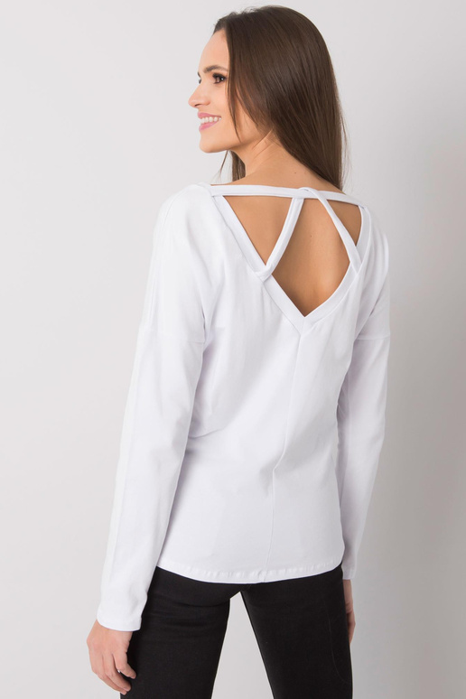 Balta moteriška palaidinė ilgomis... Balta moteriška palaidinė ilgomis...