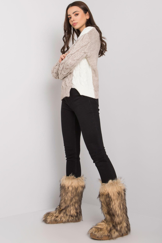 Tamsiai smėlio spalvos moteriškas...