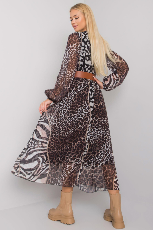 Juodos ir smėlio spalvos Weston suknelė