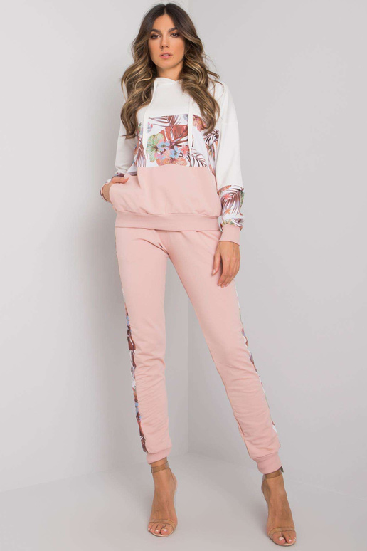 Ecru rožinė medvilnė dviejų dalių...