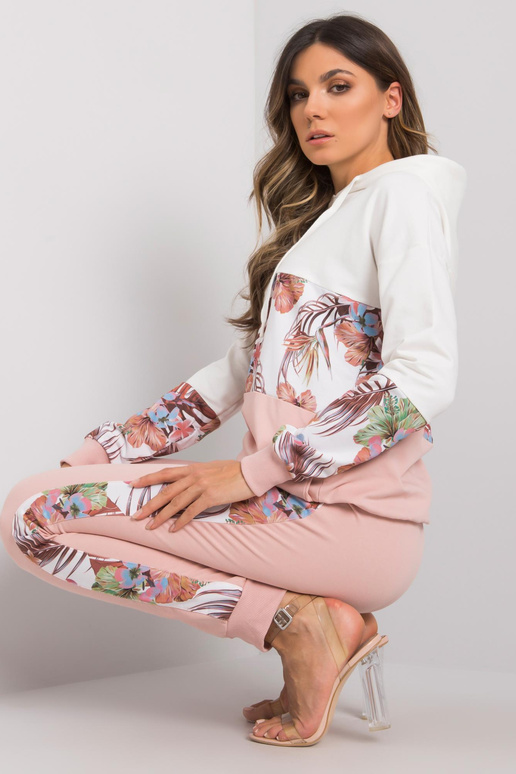 Ecru rožinė medvilnė dviejų dalių...