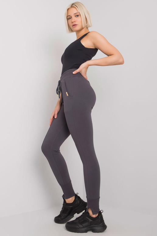 Grafitinės sportinės kelnės su...