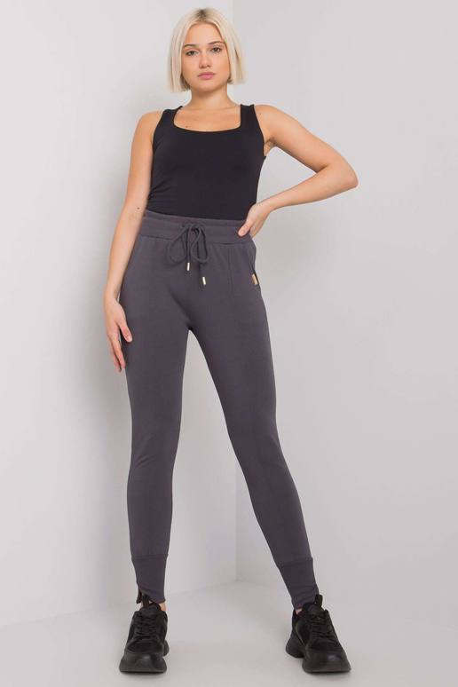 Grafitinės sportinės kelnės su...