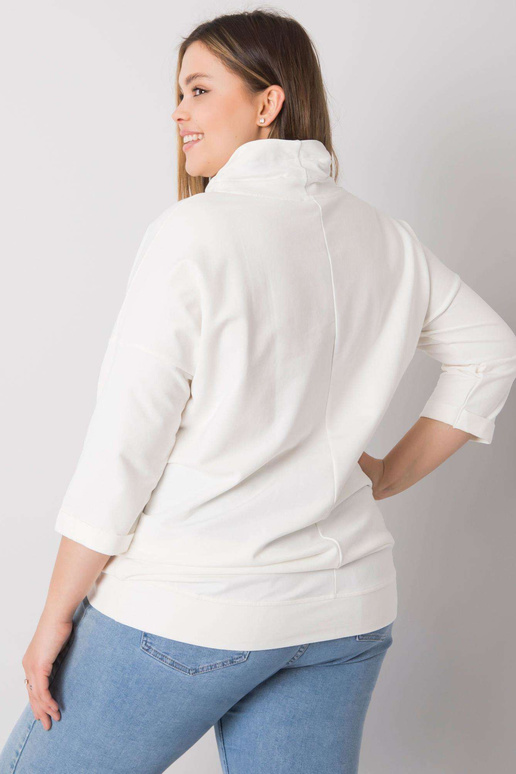 Ecru plius dydžio palaidinė su... Ecru plius dydžio palaidinė su...