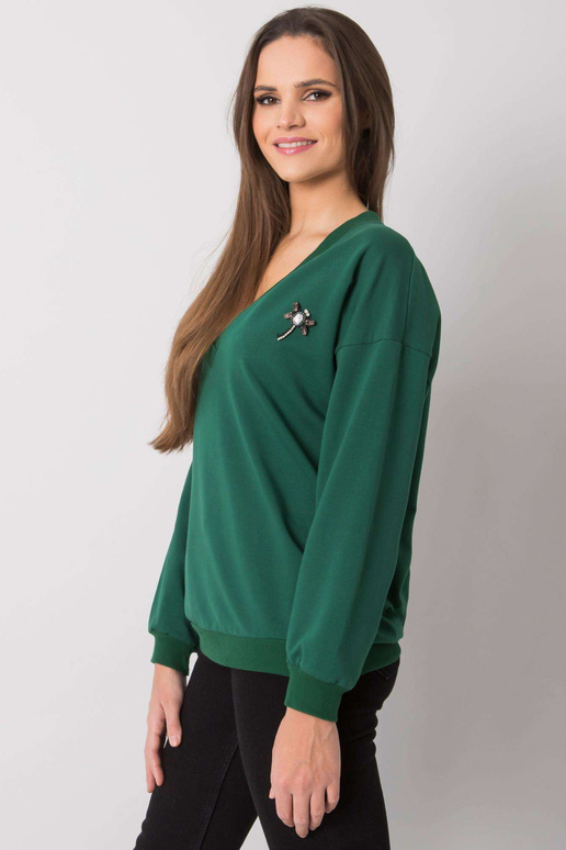 Tamsiai žalias megztinis su Marseille... Tamsiai žalias megztinis su Marseille...