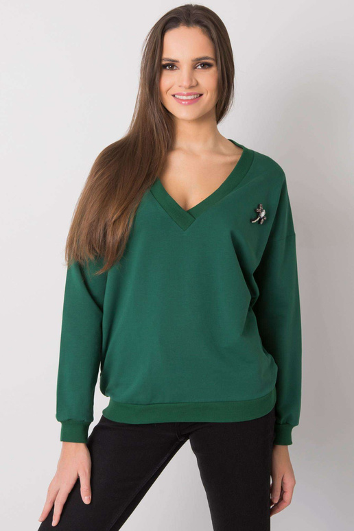 Tamsiai žalias megztinis su Marseille... Tamsiai žalias megztinis su Marseille...