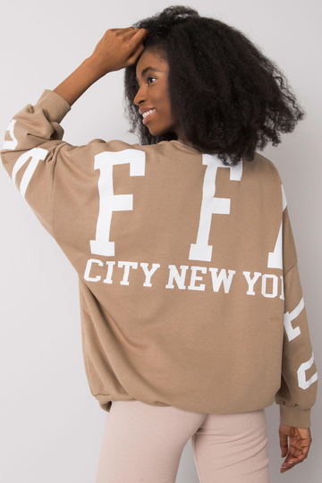 Smėlio spalvos megztinis su... 2