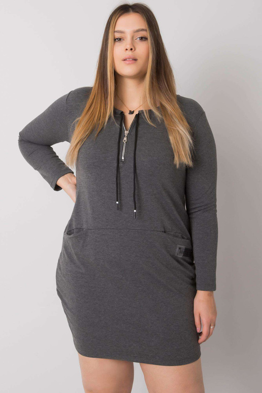 Tamsiai pilka melanžinė didelio...