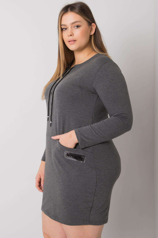 Tamsiai pilka melanžinė didelio...