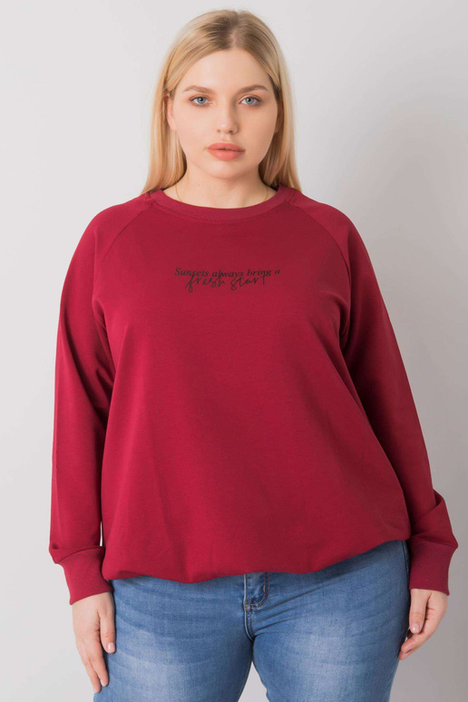 Bordo spalvos plius dydžio megztinis... Bordo spalvos plius dydžio megztinis...