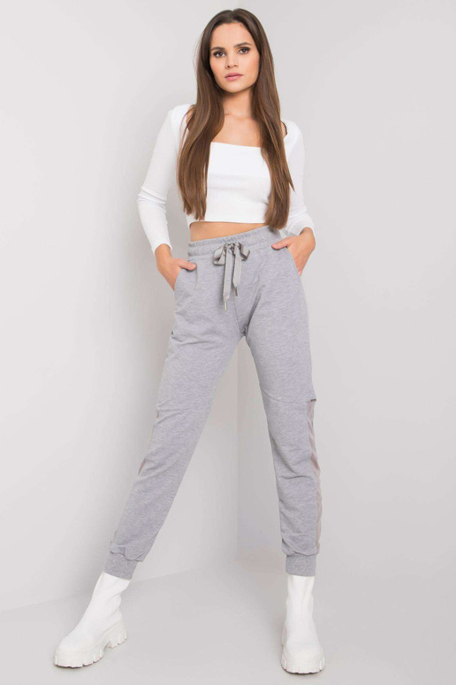 Pilkos melanžinės spalvos medvilninės...