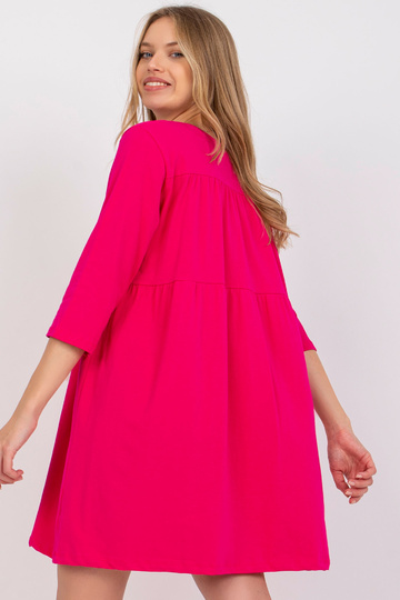 Dalenne Fuchsia laisva suknelė 2