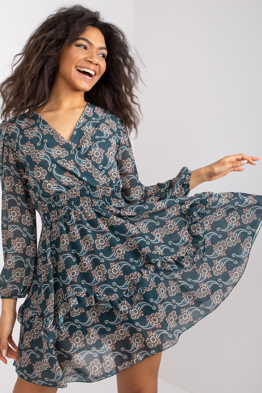 Kim OCH BELLA žalių raštų raukinė... Kim OCH BELLA žalių raštų raukinė...