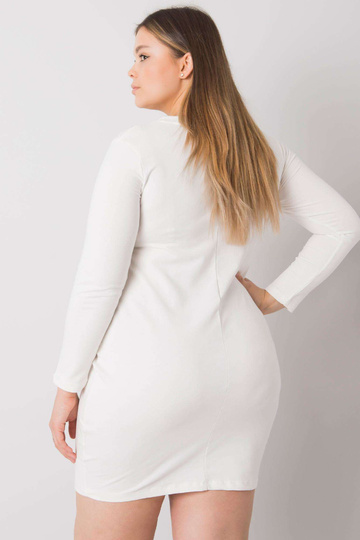 Ecru suknelė plius dydis su... 2