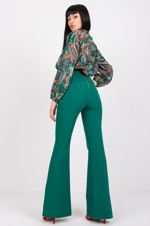 Elegantiškos žalios kelnės su... Elegantiškos žalios kelnės su...