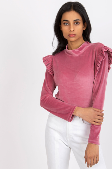 Rožinė veliūrinė palaidinė...