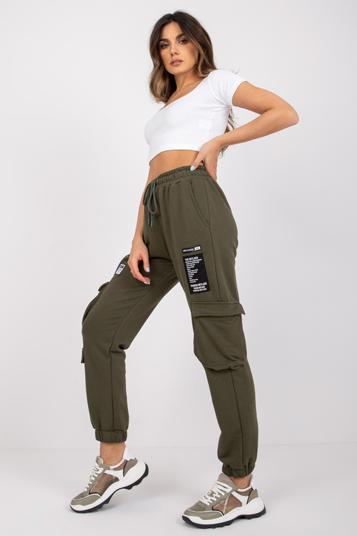 Khaki Cargo sportiniai kelnės Gina