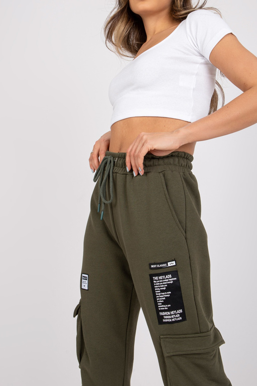 Khaki Cargo sportiniai kelnės Gina