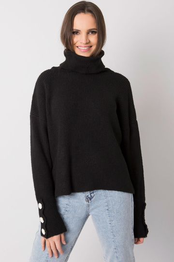 Moteriškas juodas megztinis... 2