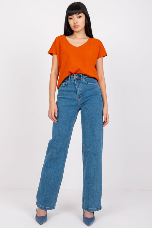 Mėlyni džinsai moterims, įprasti...