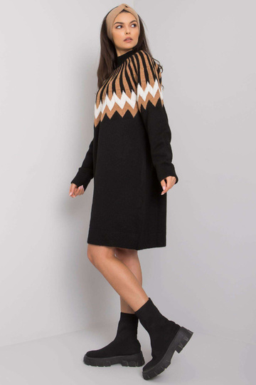 Juoda laisva megzta suknelė... 2