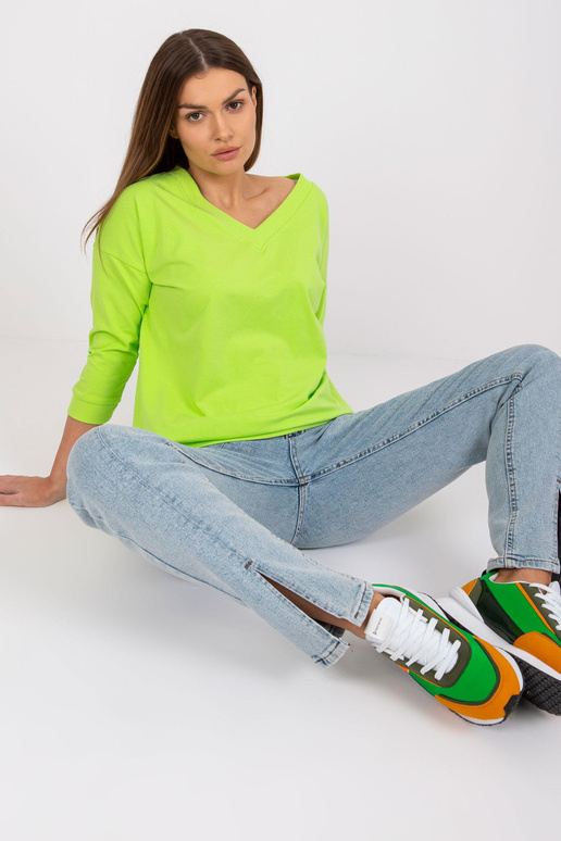 Fluo žalia palaidinė basic Oliwia Fluo žalia palaidinė basic Oliwia