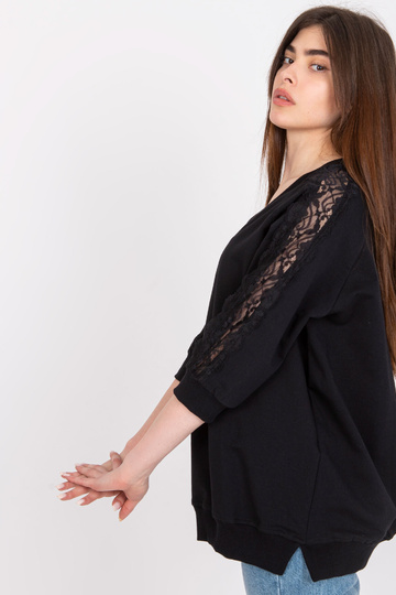 Juoda medvilninė palaidinė... 2