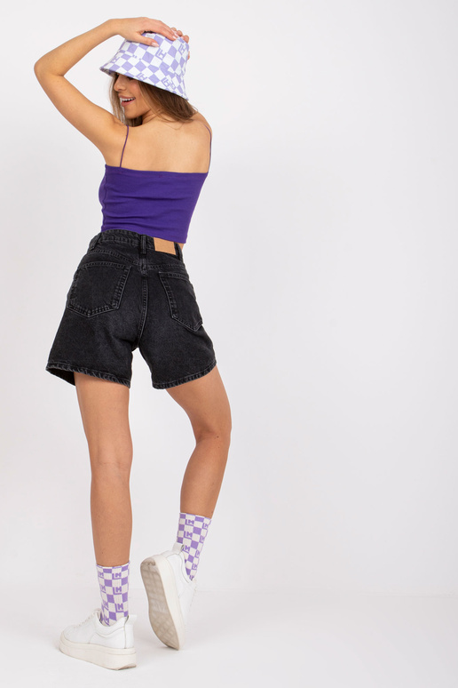 Tamsiai violetinis dryžuotas viršus... Tamsiai violetinis dryžuotas viršus...