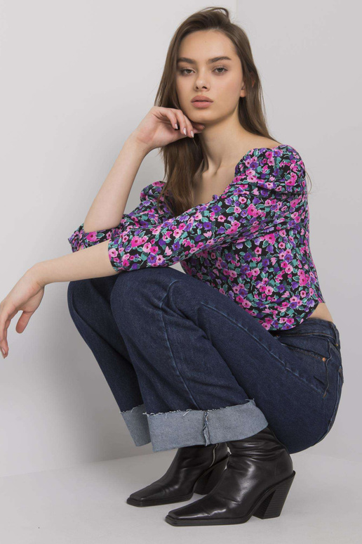 Tamsiai mėlyni platūs džinsai Hartford