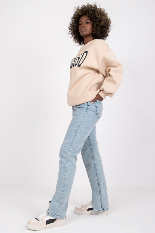 Smėlio spalvos megztinis su Madeiros...