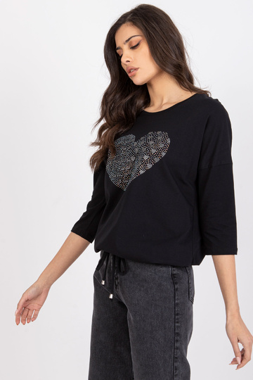 Juoda medvilninė palaidinė... 2