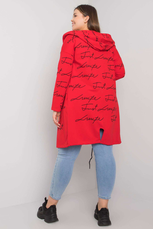 Raudona plius dydžio lovatiesė su...