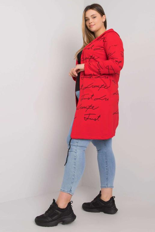 Raudona plius dydžio lovatiesė su...