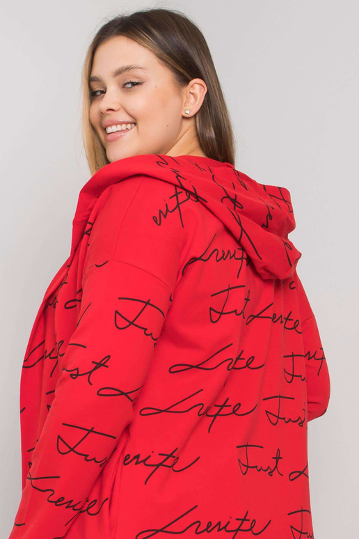 Raudona plius dydžio lovatiesė su...