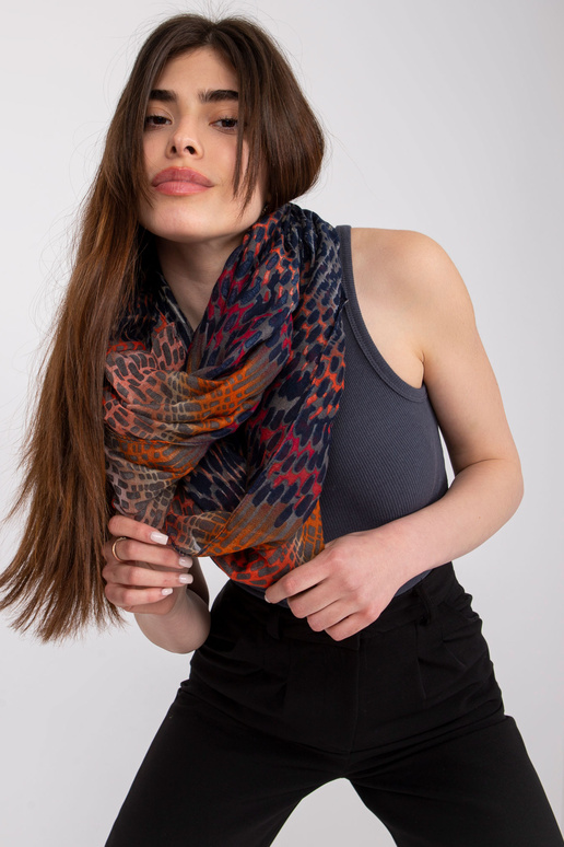 Tamsiai mėlynos ir oranžinės spalvos...